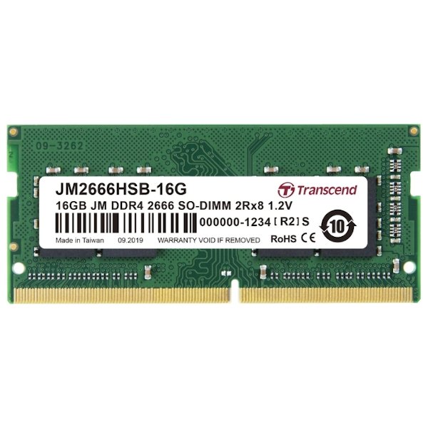 Оперативная память 16Gb DDR4 Transcend JM2666HSB-16G