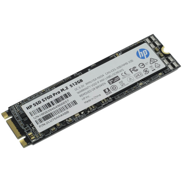 Твердотельный накопитель(SSD) HP S700 Pro 512Gb 2LU76AA