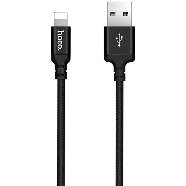 Кабель USB для Apple Lightning Hoco X14 1м Черный