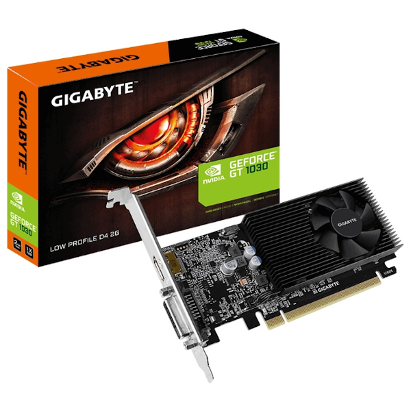 Видеокарта Gigabyte GeForce GT 1030 2Gb GV-N1030D4-2GL