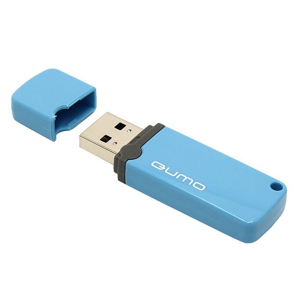 Флешка Qumo Optiva 02 USB 2.0 QM8GUD-OP2-BLUE 8Gb Синяя