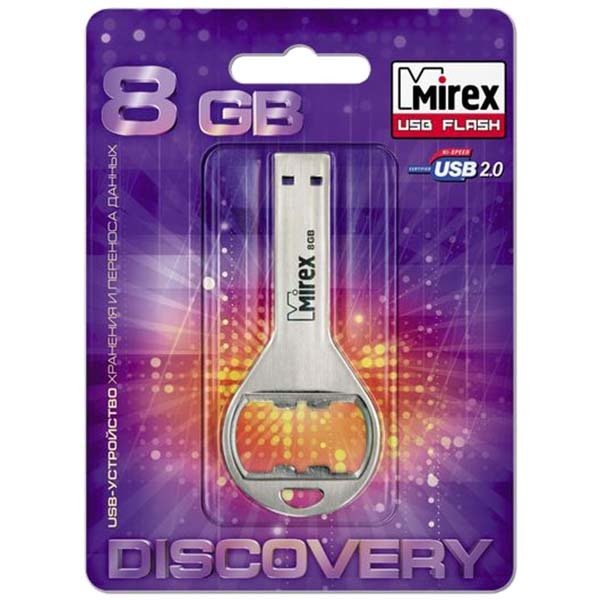 Флешка Mirex Bottle Opener USB 2.0 13600-DVRBOP08 8Gb Серебристая