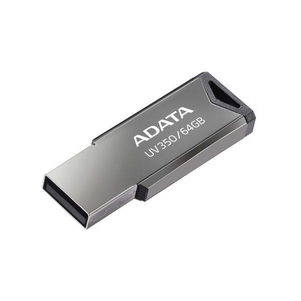 Флешка Adata USB 3.1 UV350 AUV350-64G-RBK 64Gb Серебистая