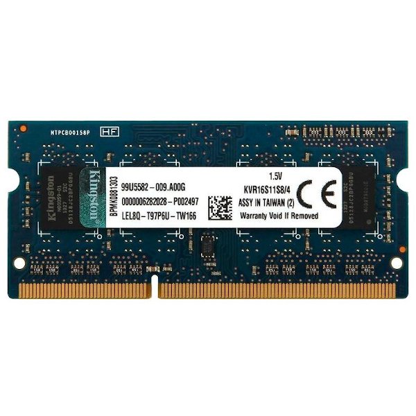 Оперативная память 4Gb DDR3 Kingston KVR16S11S8 4WP