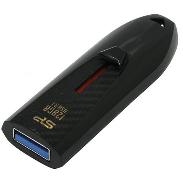 Флешка Silicon Power Blaze B25 USB 3 0 SP128GBUF3B25V1K 128Gb Черная