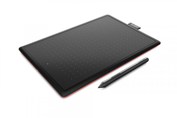 Графический планшет Wacom One Small (CTL-472-N) Черный красный