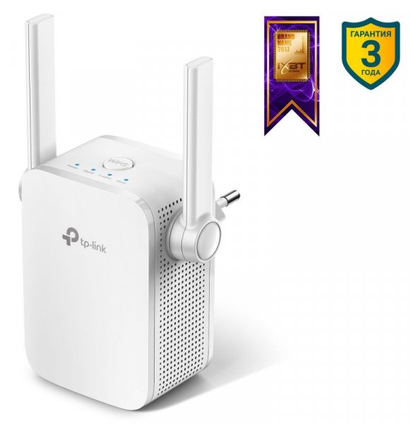 Усилитель Wi-Fi сигнала репитер TP-Link RE205 Белый