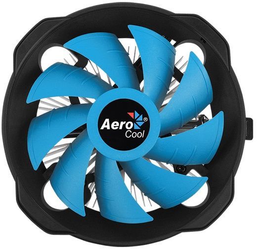 Устройство охлаждения(кулер) Aerocool BAS U-3P Soc-FM2+ AM2+ AM3+ AM4 1150 1151 1155 3-pin 26dB Al 110W 361gr Ret