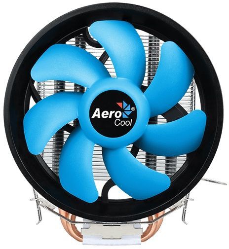 Устройство охлаждения(кулер) Aerocool Verkho 2 Plus Soc-FM2+ AM2+ AM3+ AM4 1150 1151 1155 4-pin 18-27dB Al+Cu 115W 444gr Ret