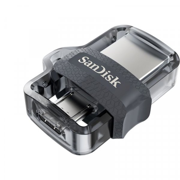 Флешка SanDisk Ultra Dual Drive m3.0 128Gb Черная