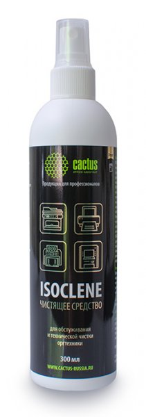 Спирт изопропиловый Cactus CS-ISOCLENE300 для очистки техники