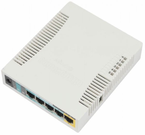 Роутер Wi-Fi MikroTik RB951Ui 2HnD Белый