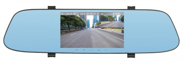 Видеорегистратор Digma FreeDrive 404 Mirror Dual Черный