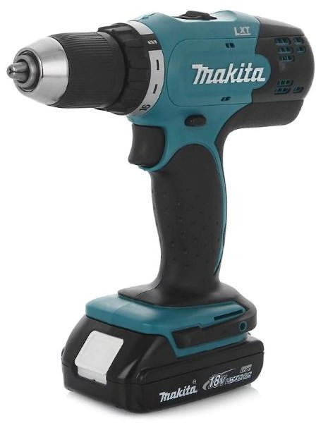 Аккумуляторная дрель-шуруповерт Makita DDF453SYX4 Li-Ion 1.5 А·ч 18 В х2 42 Нм