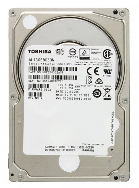 Жесткий диск(HDD) Toshiba 300 Gb AL15SEB030N