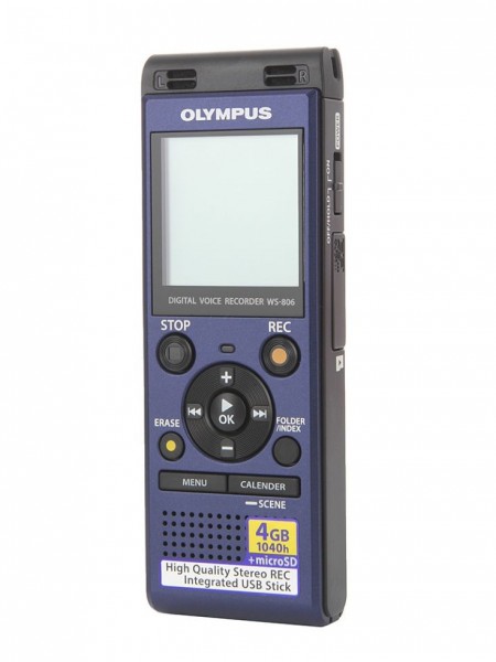 Диктофон Olympus WS 806 4Gb Синий