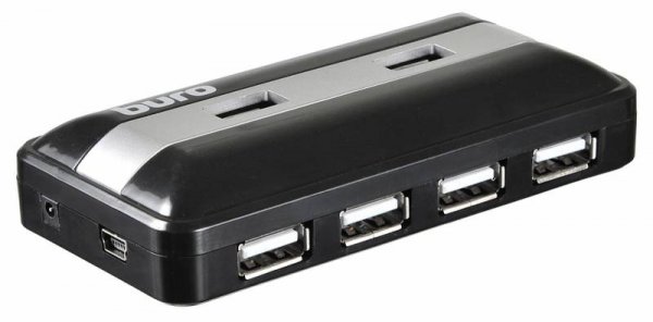 Разветвитель USB Buro BU-HUB7-U2.0 Черный