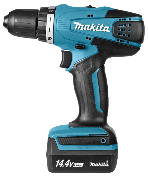 Аккумуляторная дрель-шуруповерт Makita DF347DWE Li-Ion 1.5 Ач 14.4 В х2 кейс 30 Нм