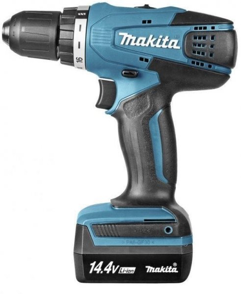 Аккумуляторная дрель-шуруповерт Makita DF347DWLE 30 Нм