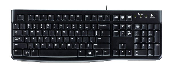 Клавиатура Logitech K120 for business USB Черная