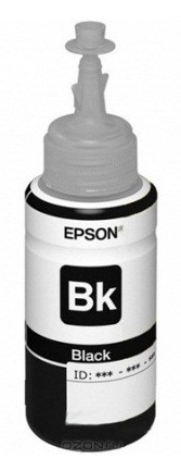 Картридж струйный Epson T6641 C13T66414A черный (70мл) для Epson L100