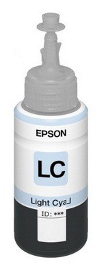 Картридж струйный Epson T6735 C13T67354A светло-голубой (70мл) для Epson L800