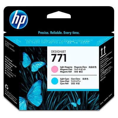 Печатающая головка HP 771 CE019A светло-голубой светло-пурпурный для HP DJ Z6200