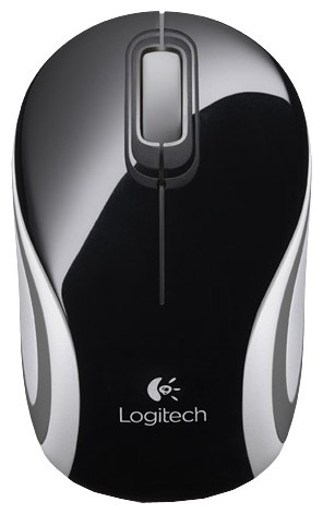 Мышь Logitech Mini M187 оптическая беспроводная USB Черно серая