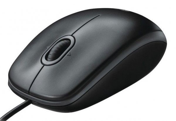 Мышь Logitech B100 for business оптическая проводная USB Черная