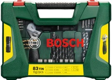 Набор принадлежностей Bosch V-line 83 предмета жесткий кейс