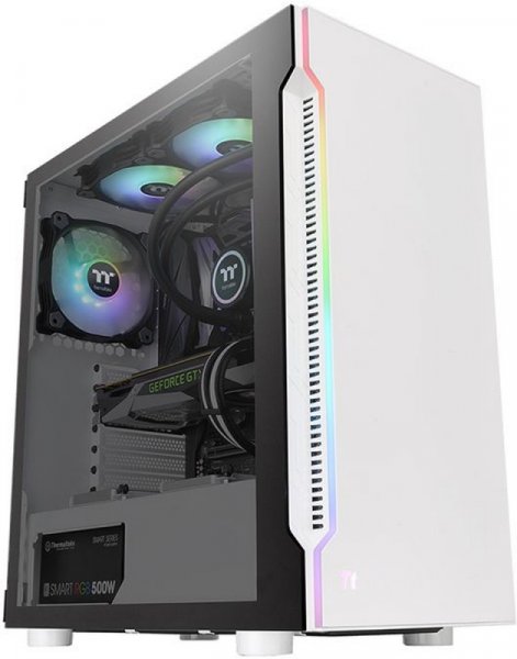 Компьютерный корпус Thermaltake H200 TG Snow RGB CA-1M3-00M6WN-00 Белый