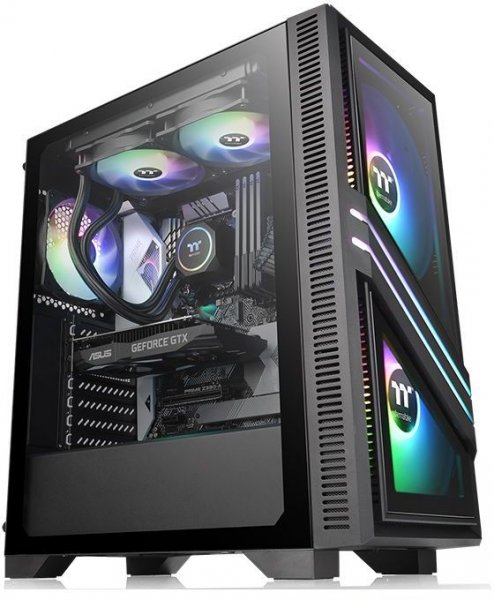 Компьютерный корпус Thermaltake Versa T35 TG RGB CA-1R7-00M1WN-00 Черный