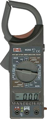 Клещи токоизмерительные Mastech M266 13-1306