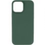 Силиконовый чехол для Apple iPhone 15 Pro Max Silicone Case Full Темно-зеленый