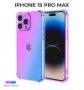 Силиконовый чехол для Apple iPhone 15 Pro Max Krieger Mix 1.5мм противоударный Фиолетово синий