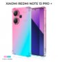 Силиконовый чехол для Xiaomi Redmi Note 13 Pro+ Krieger Mix 1.5мм противоударный Розово-зеленый