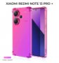 Силиконовый чехол для Xiaomi Redmi Note 13 Pro+ Krieger Mix 1.5мм противоударный Розово-фиолетовый