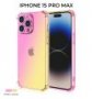 Силиконовый чехол для Apple iPhone 15 Pro Max Krieger Mix 1.5мм противоударный Розово-золотой