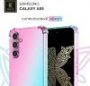 Силиконовый чехол для Galaxy A55 Krieger Mix 1.5мм противоударный Розово-зеленый