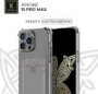 Силиконовый чехол для Apple iPhone 15 Pro Max Krieger с кардхолдером Прозрачный