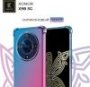 Силиконовый чехол для Honor X9b 5G Krieger Mix 1.5мм Сине-Розовый