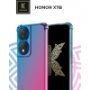 Силиконовый чехол для Honor X7b Krieger Mix 1.5мм противоударный Сине-розовый