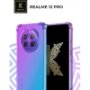 Силиконовый чехол для Realme 12 Pro Krieger Mix 1.5мм противоударный Фиолетово-синий