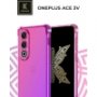 Силиконовый чехол для OnePlus Ace 3V Krieger Mix 1.5мм противоударный Розово-фиолетовый